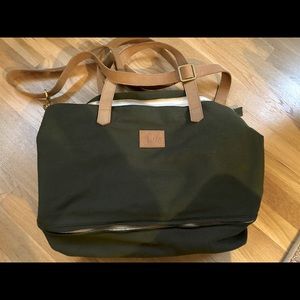 Sseko Olive canvas overnight bag